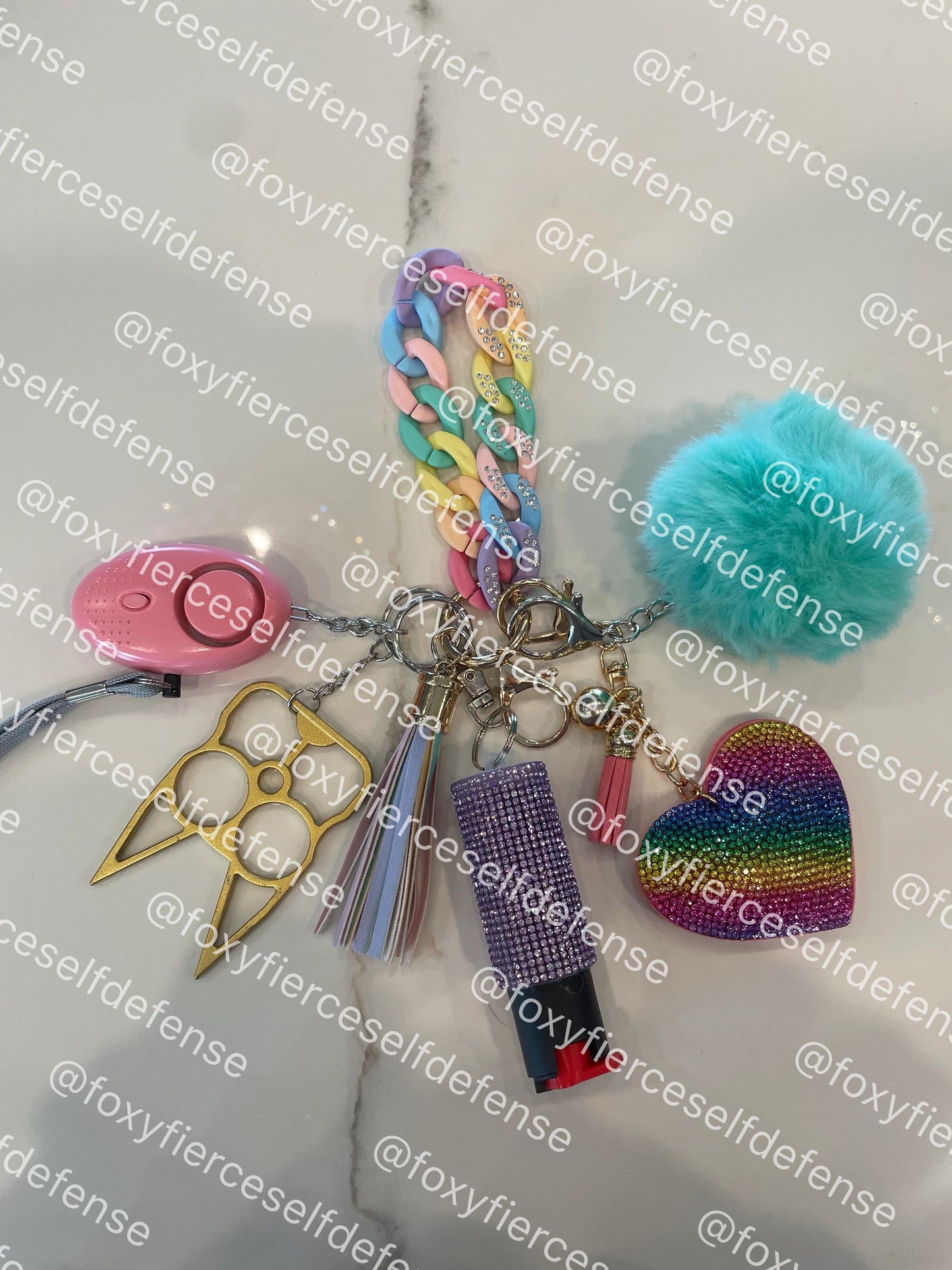 Bling Link Keychains