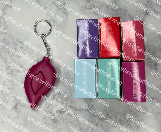 Leaf Shaped Safety Alarm W/ Flashlight