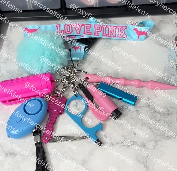 Blue/Pink Mini Suitcase